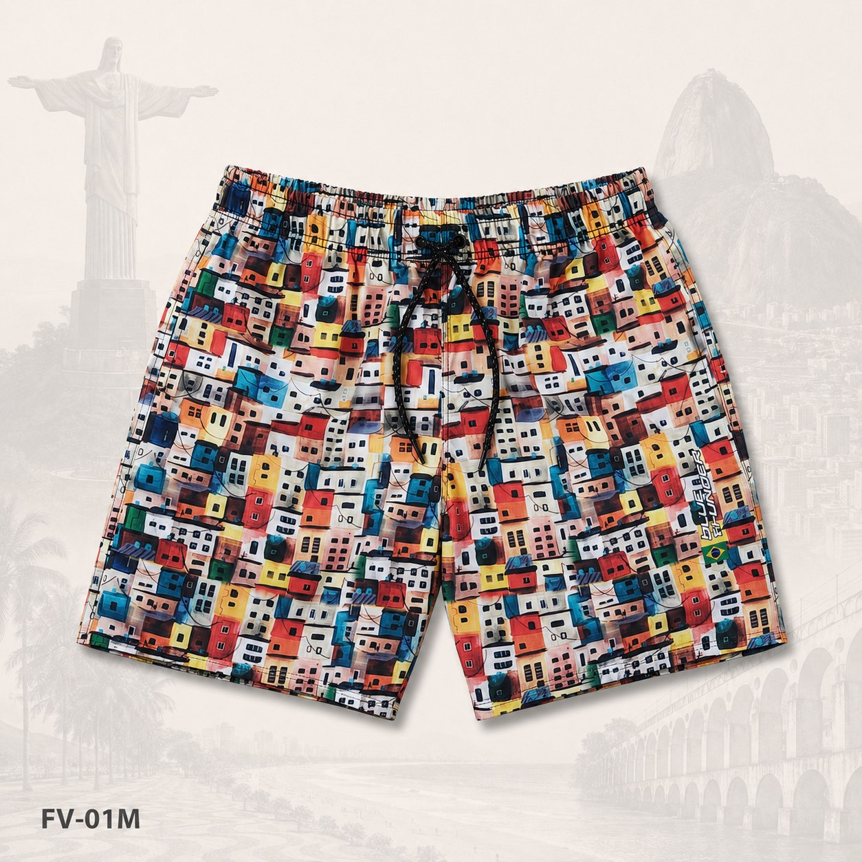Short Casario Aquarela